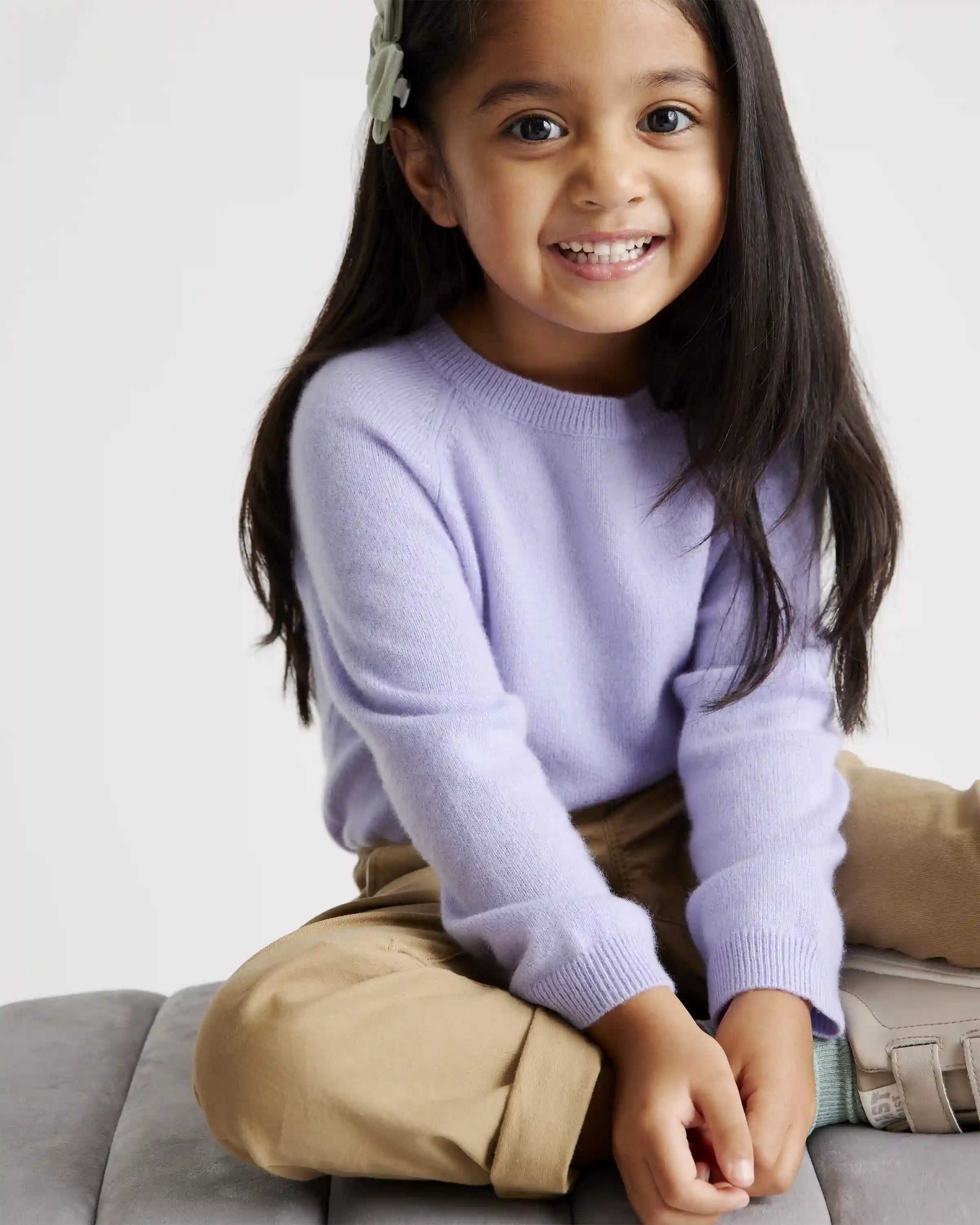 Washable Cashmere Crewneck Sweater