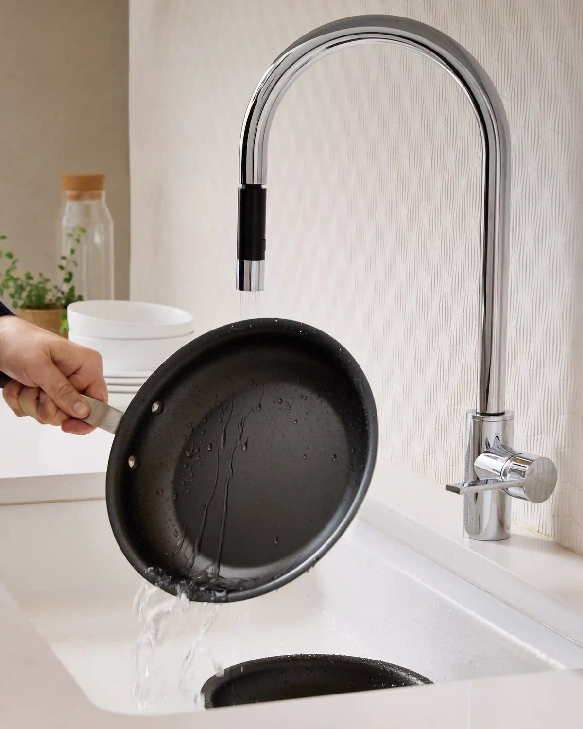 5-Ply Stainless Steel Nonstick Cookware: 2-Piece Frying Pan Set: 8" & 10"