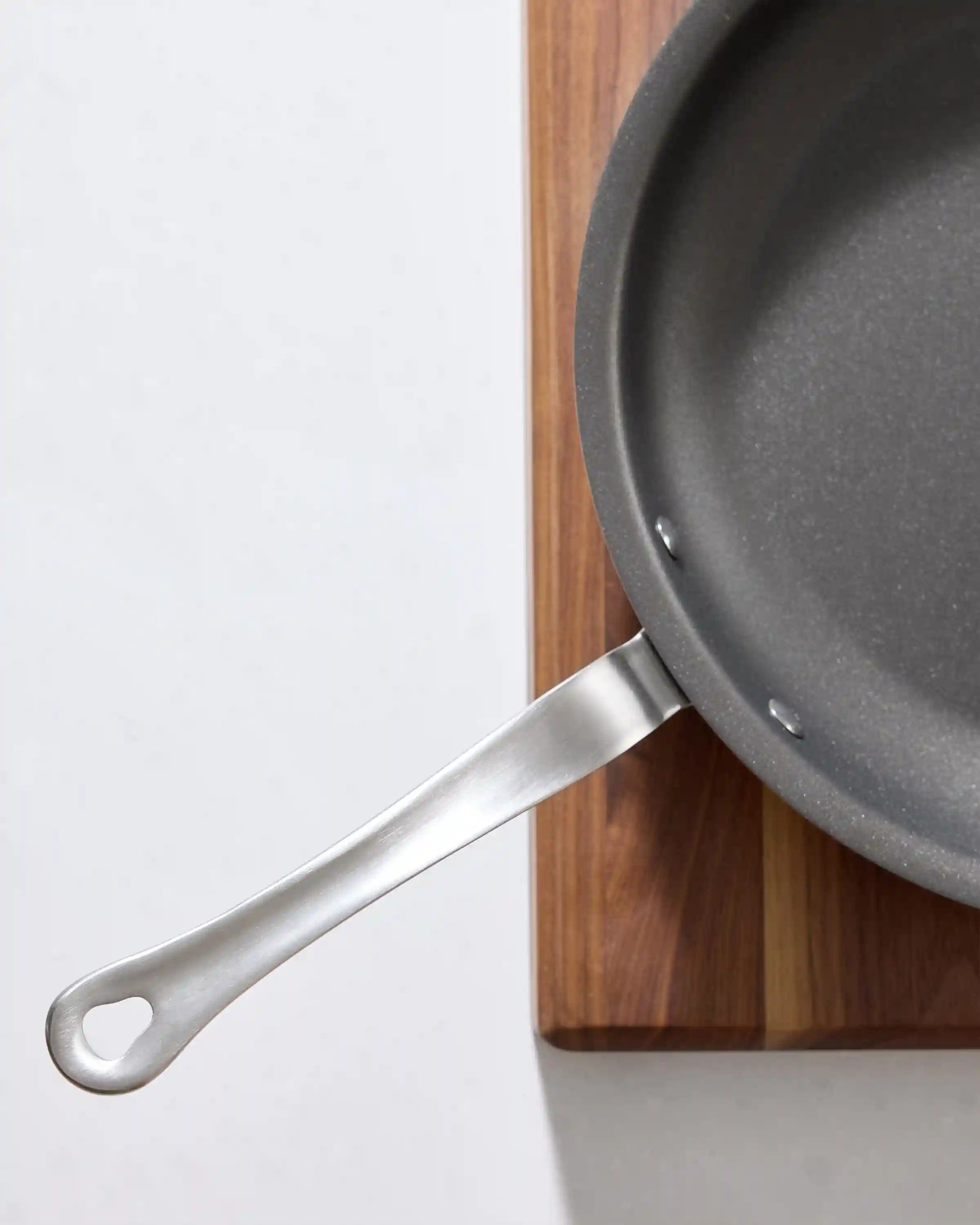 5-Ply Stainless Steel Nonstick Cookware: 2-Piece Frying Pan Set: 10" & 12"