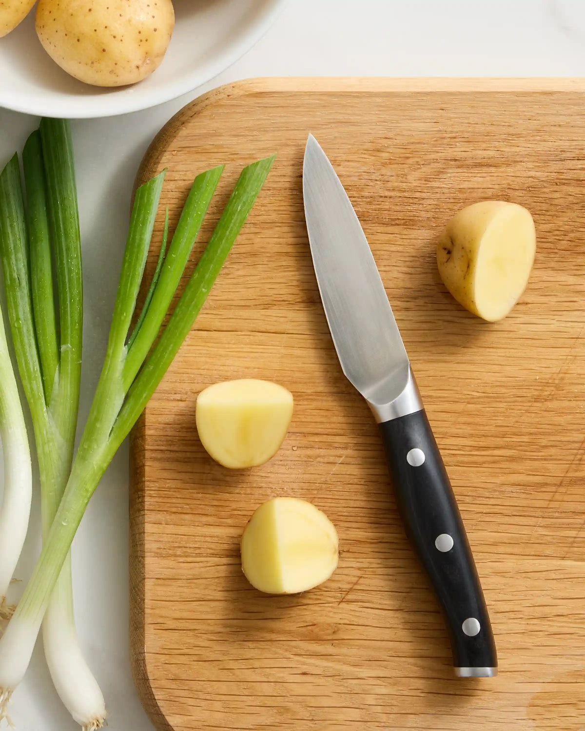 Fully Forged German Stainless Steel 3-Piece Knife Set