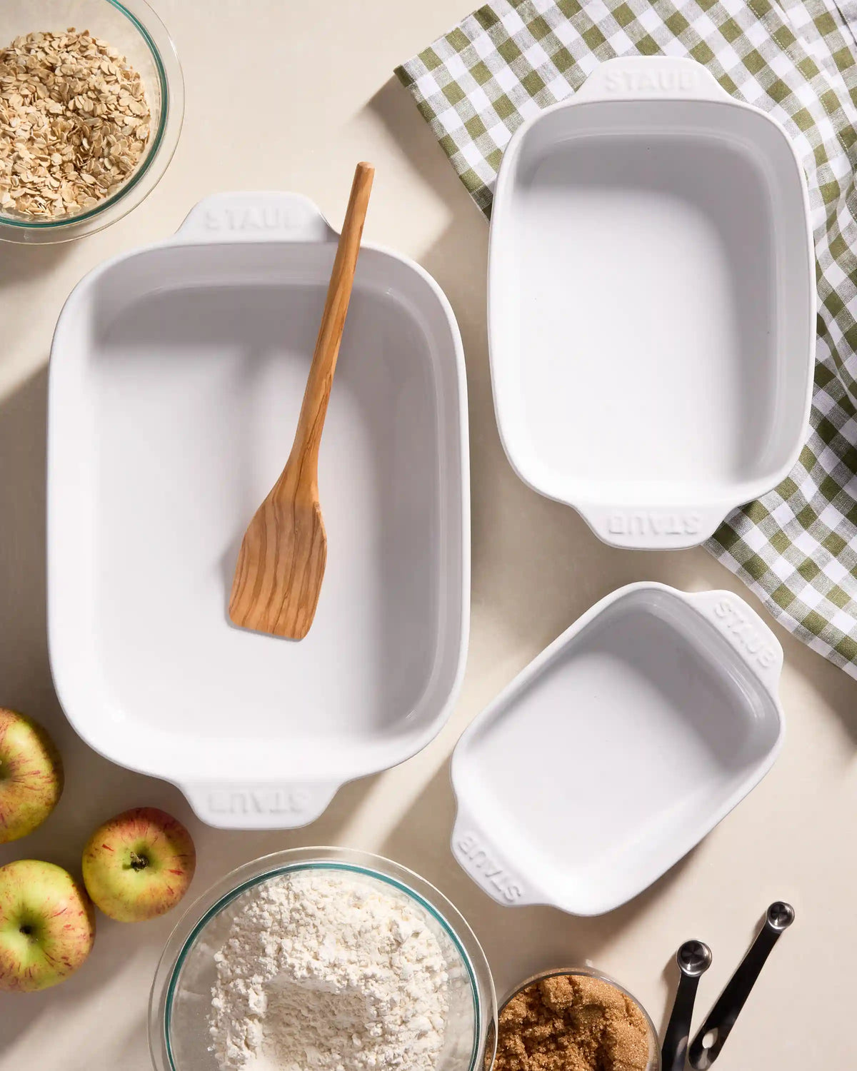 Stoneware Rectangular Baking Dishes, Set of 3 by STAUB