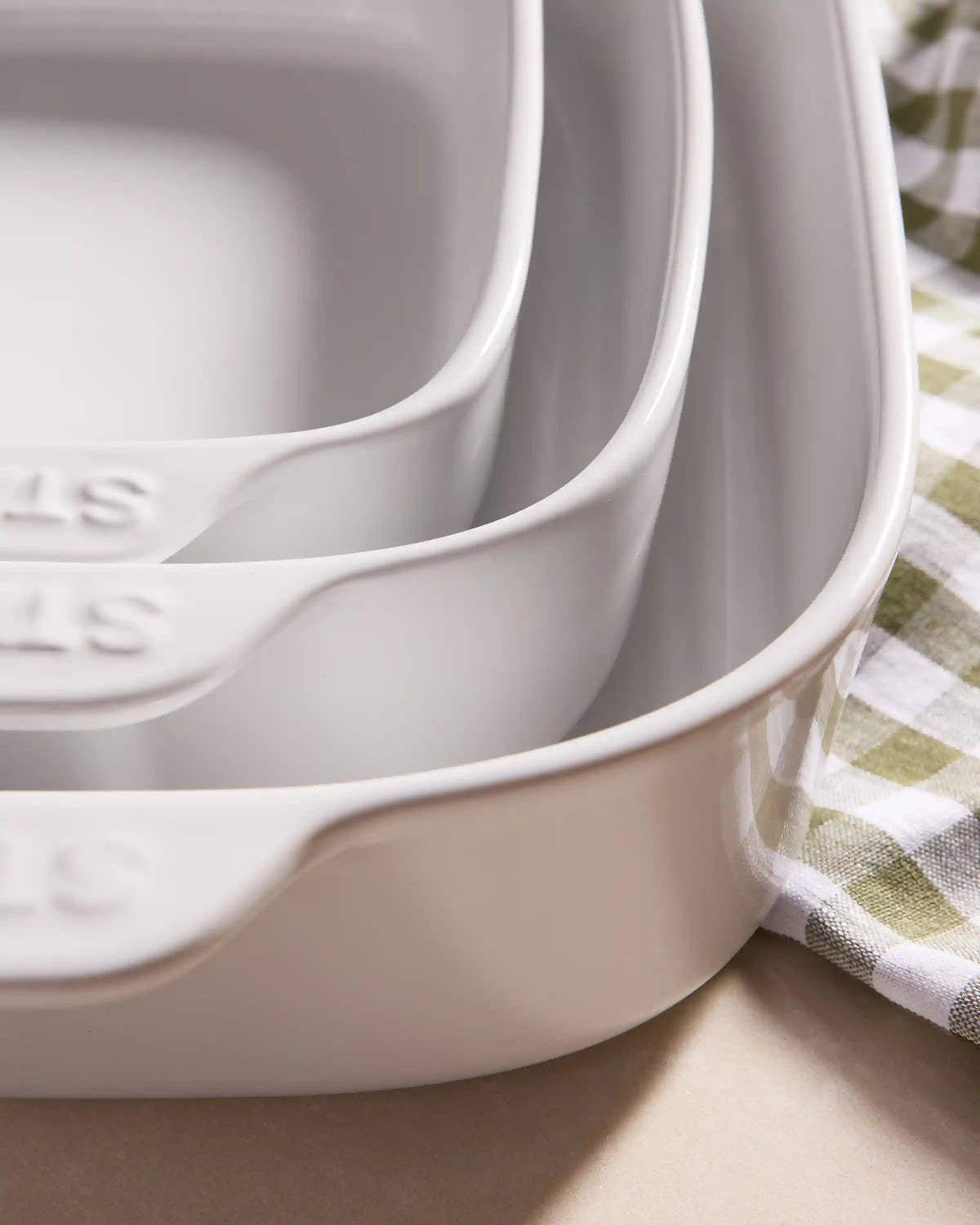 Stoneware Rectangular Baking Dishes, Set of 3 by STAUB