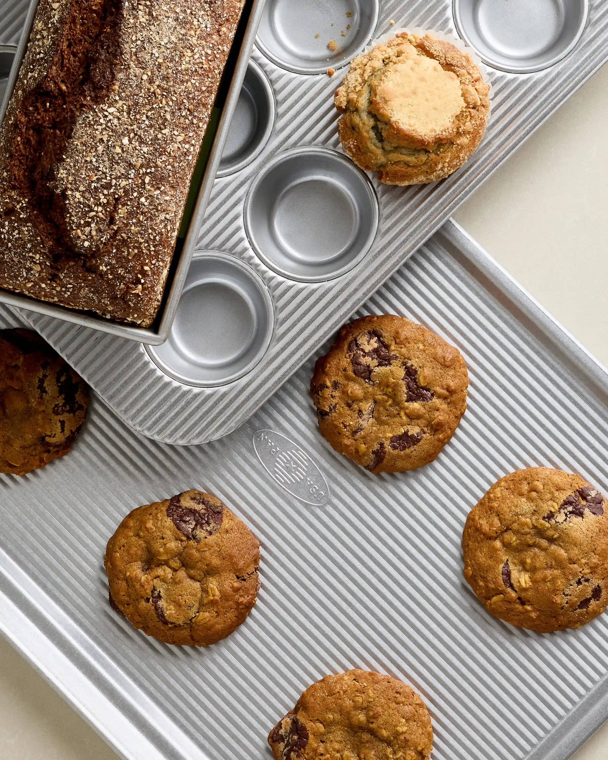 6-Pc Nonstick Steel Bakeware Set by USA Pan