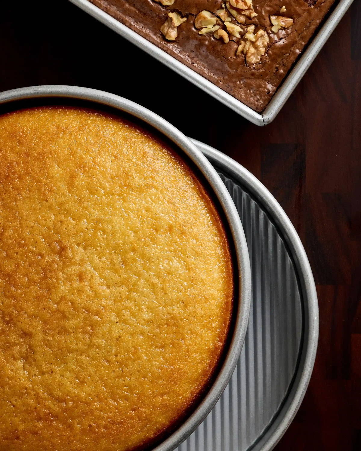 6-Pc Nonstick Steel Cake & Pie Bakeware Set by USA Pan