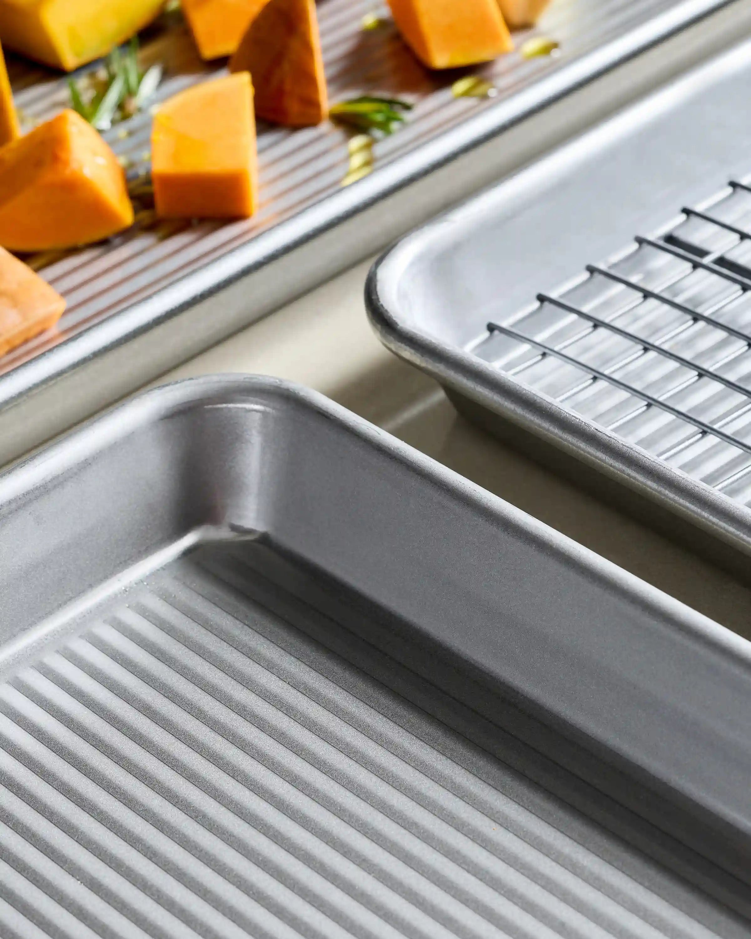 5-Pc Nonstick Steel Baking Sheet Set by USA Pan