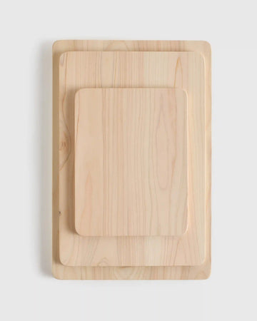Hinoki Wood Cutting Boards, Set of 3