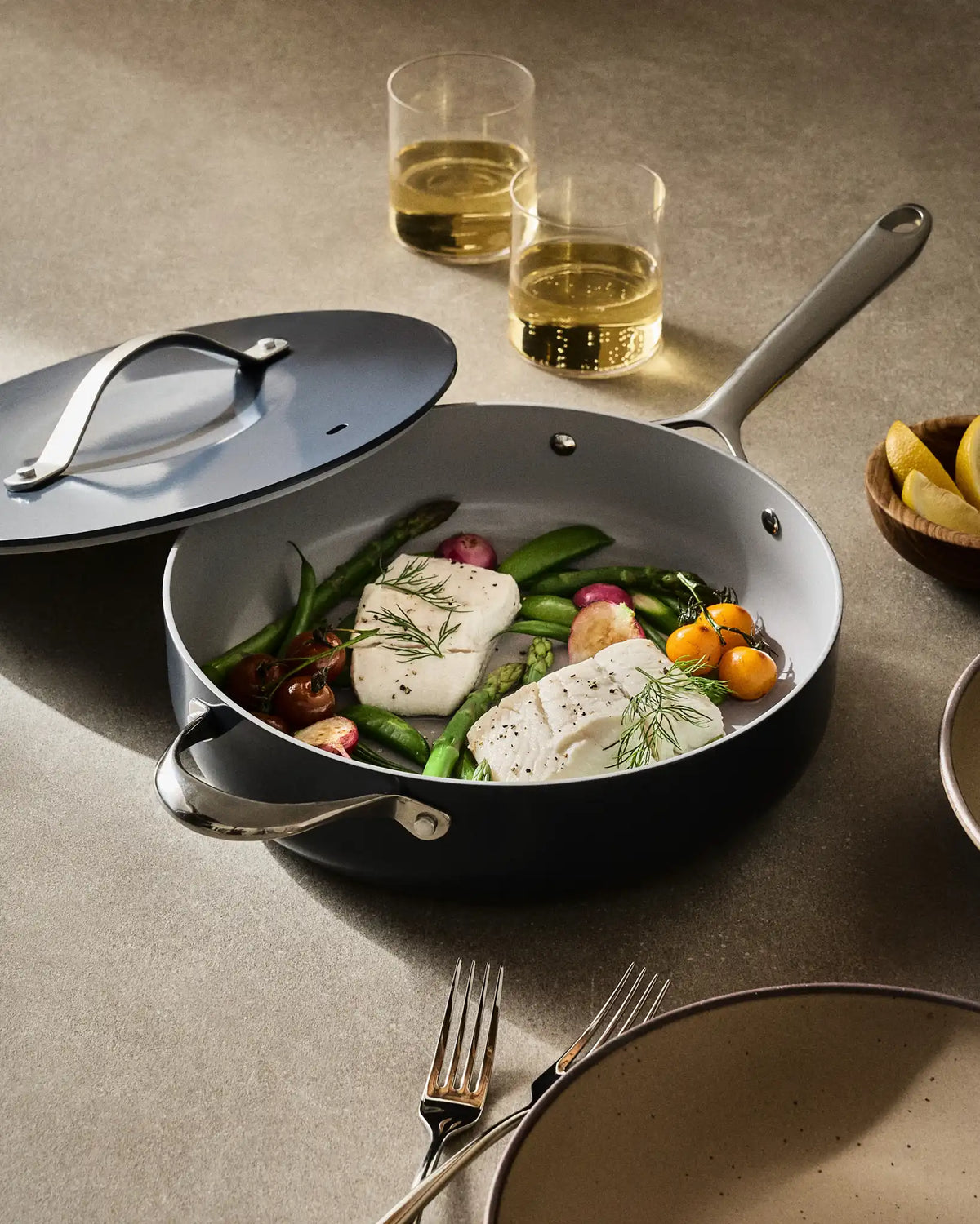Ceramic Nonstick 7pc Cookware Set