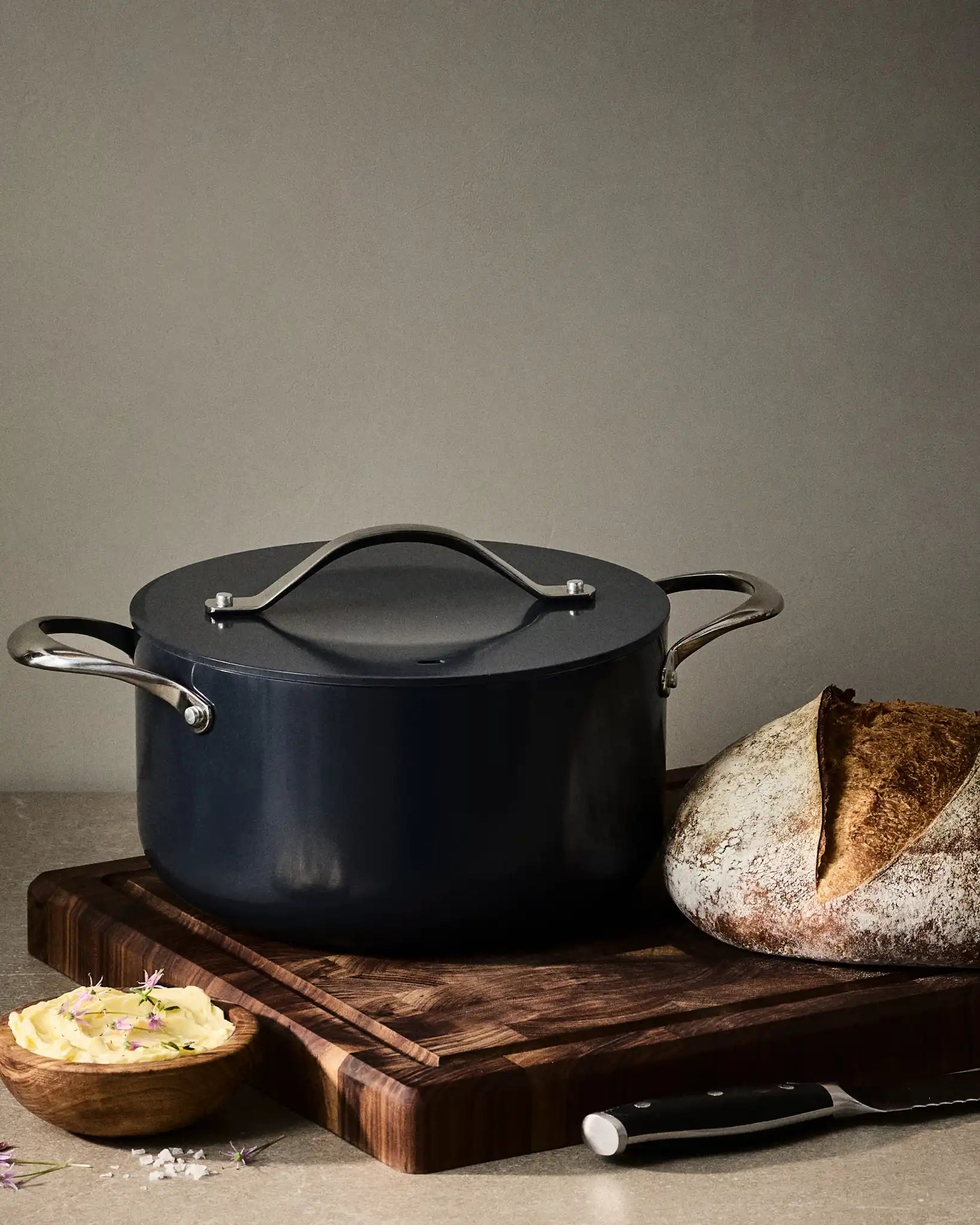 Ceramic Nonstick Soup Pot: 6QT