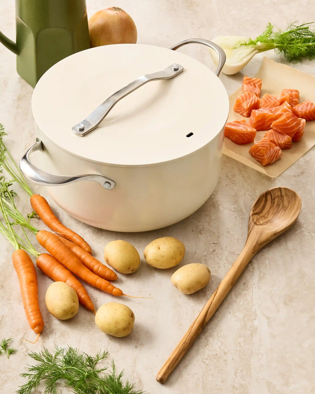 Ceramic Nonstick Soup Pot: 6QT