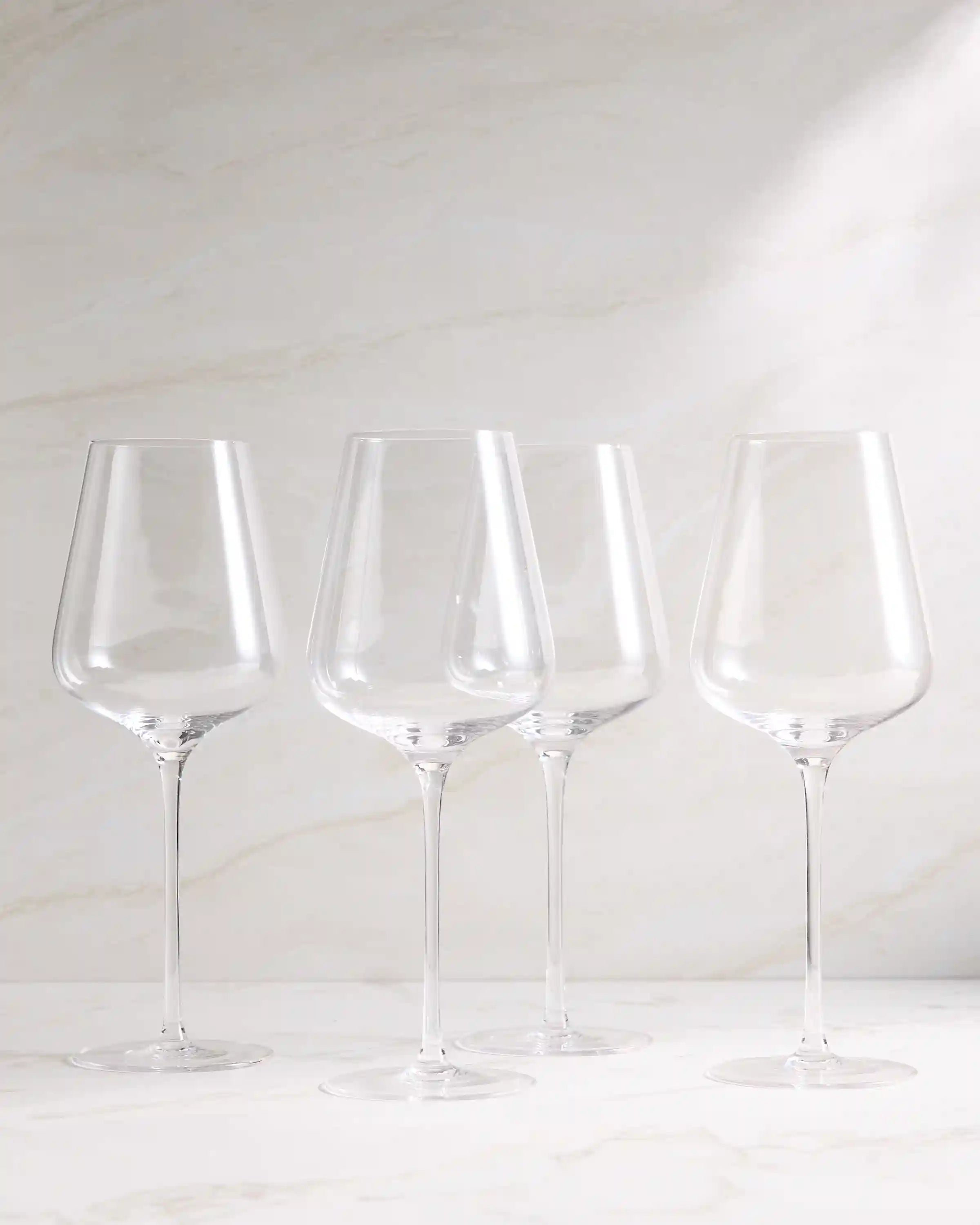 Mouth Blown Red Wine Glass, Set of 4