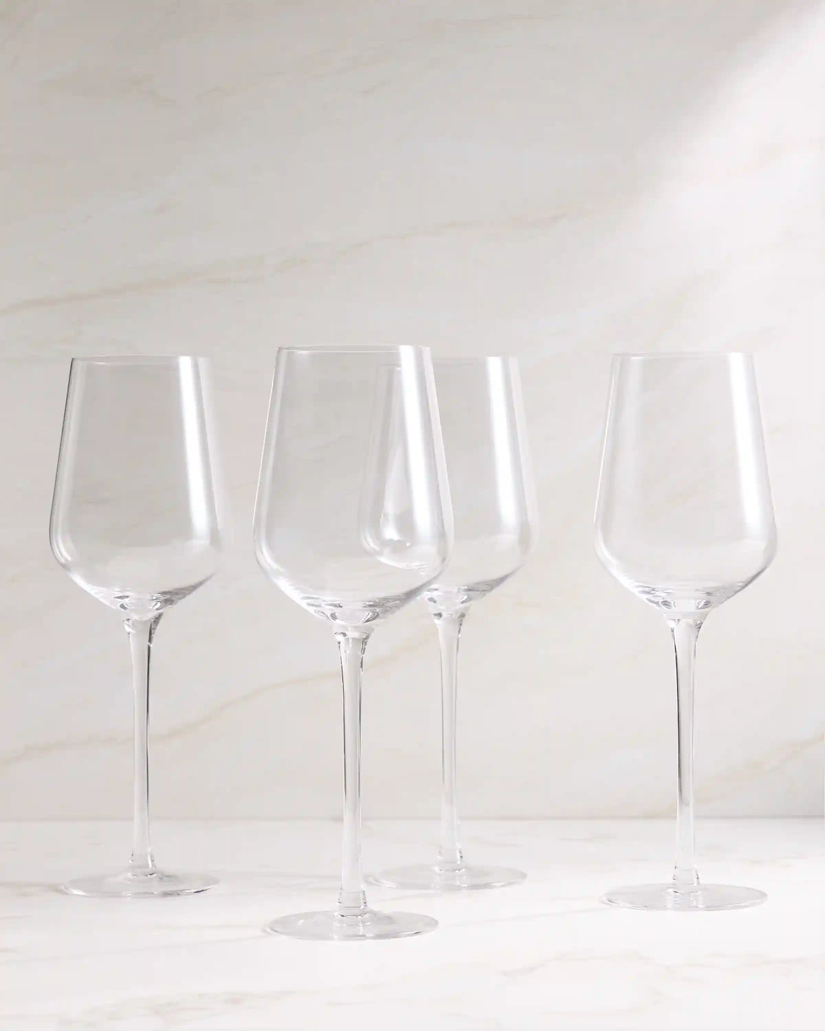 Mouth Blown White Wine Glass, Set of 4