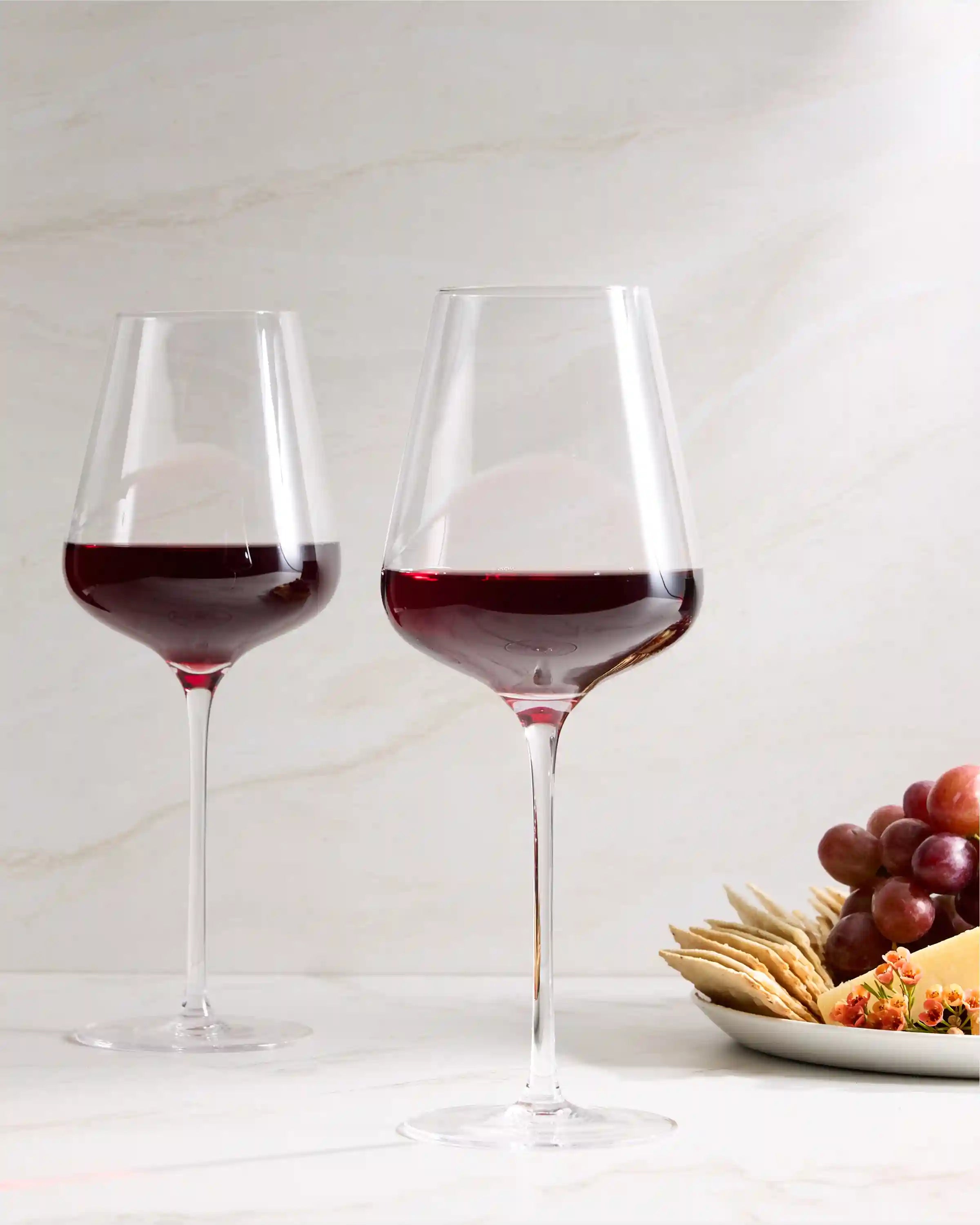 Mouth Blown Red Wine Glass, Set of 4