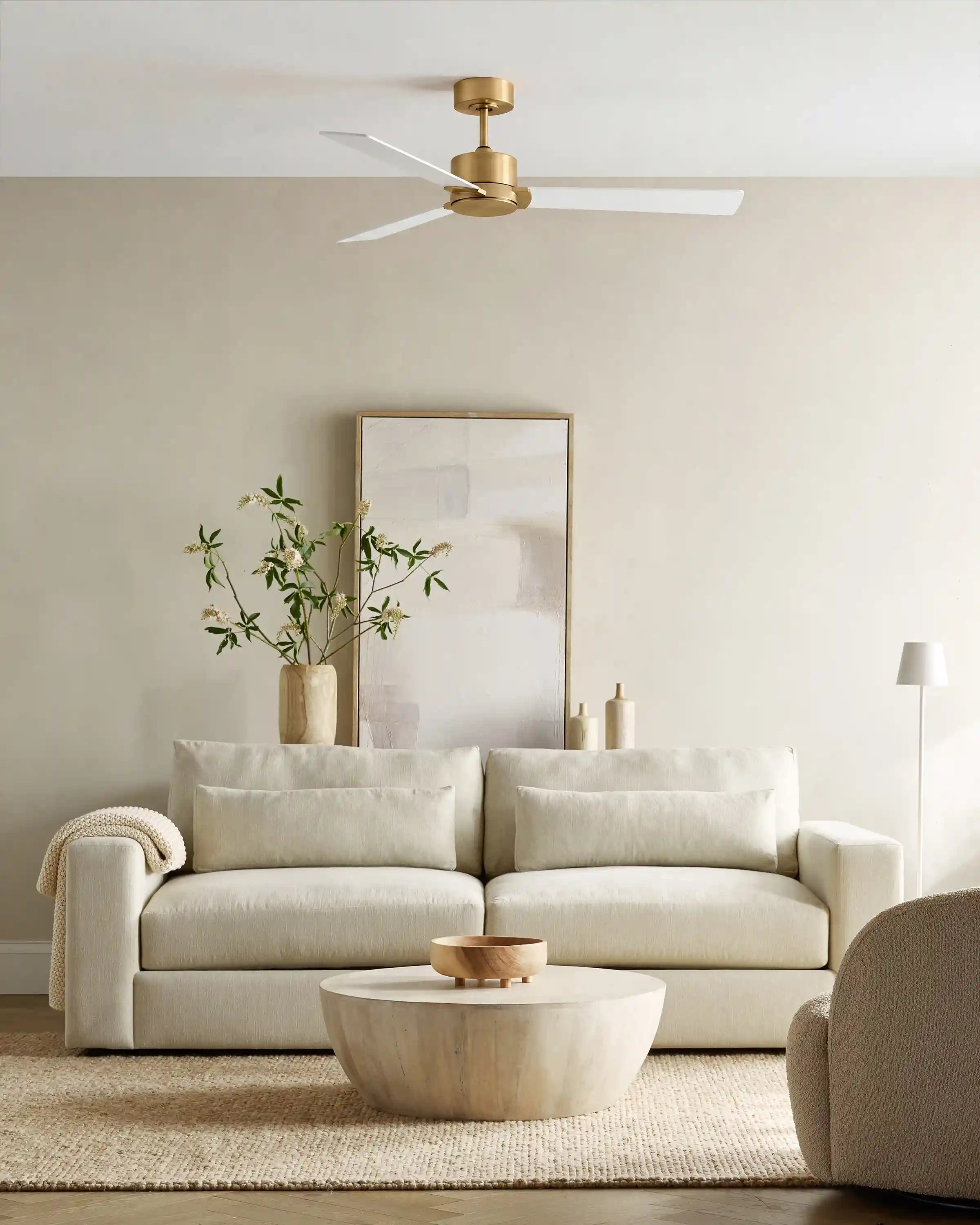 Minimalist Wood Blade Ceiling Fan