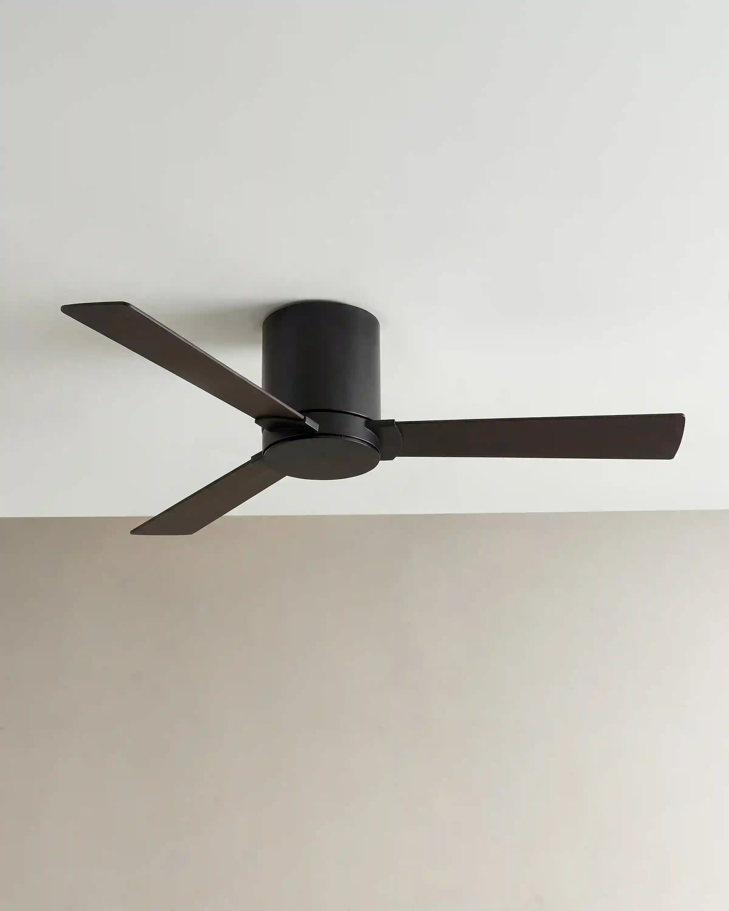 Minimalist Hugger Wood Blade Ceiling Fan