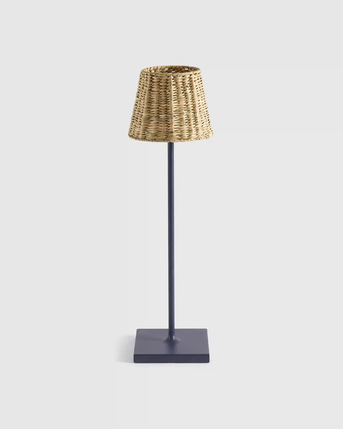 Poldina Pro Rechargeable Table Lamp with Seagrass Shade by Zafferano