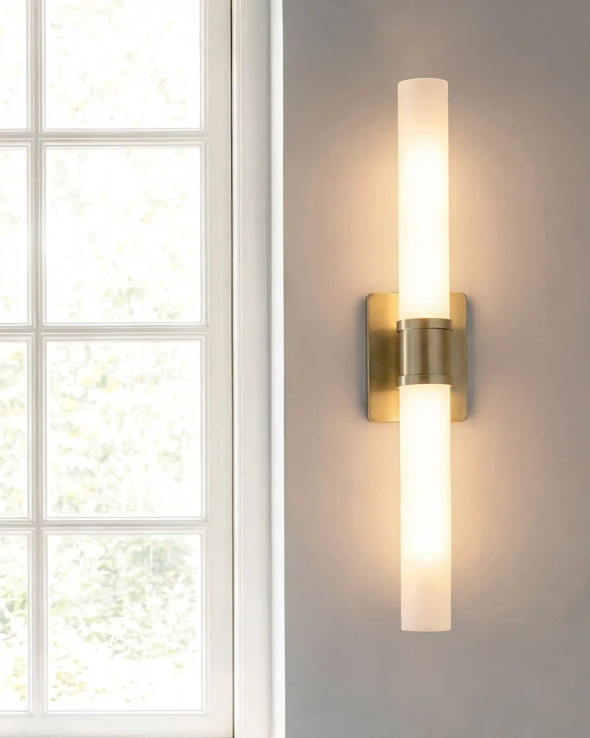 Cuff Glass Vanity Sconce
