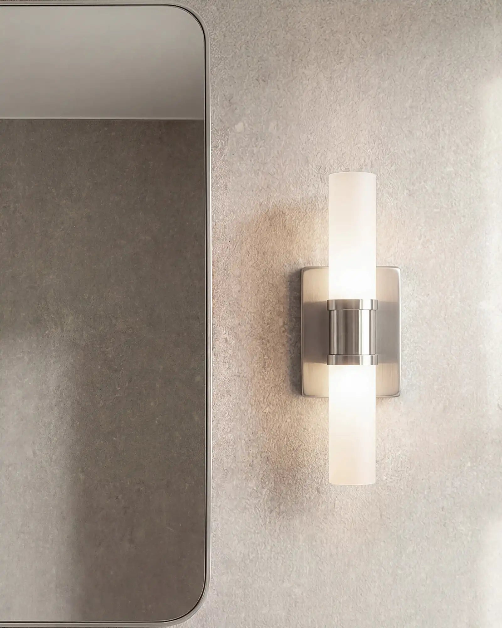 Cuff Glass Vanity Sconce