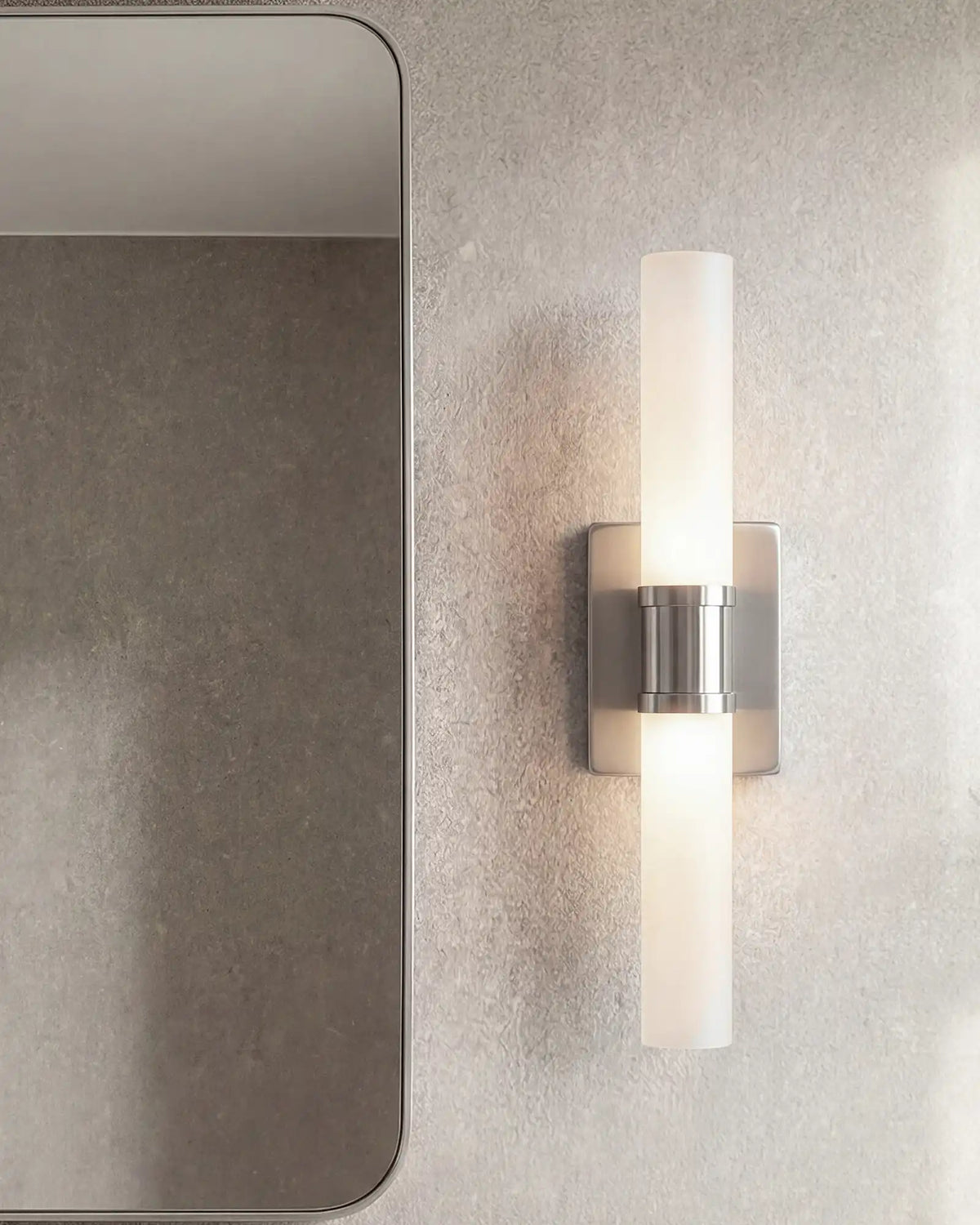 Cuff Glass Vanity Sconce