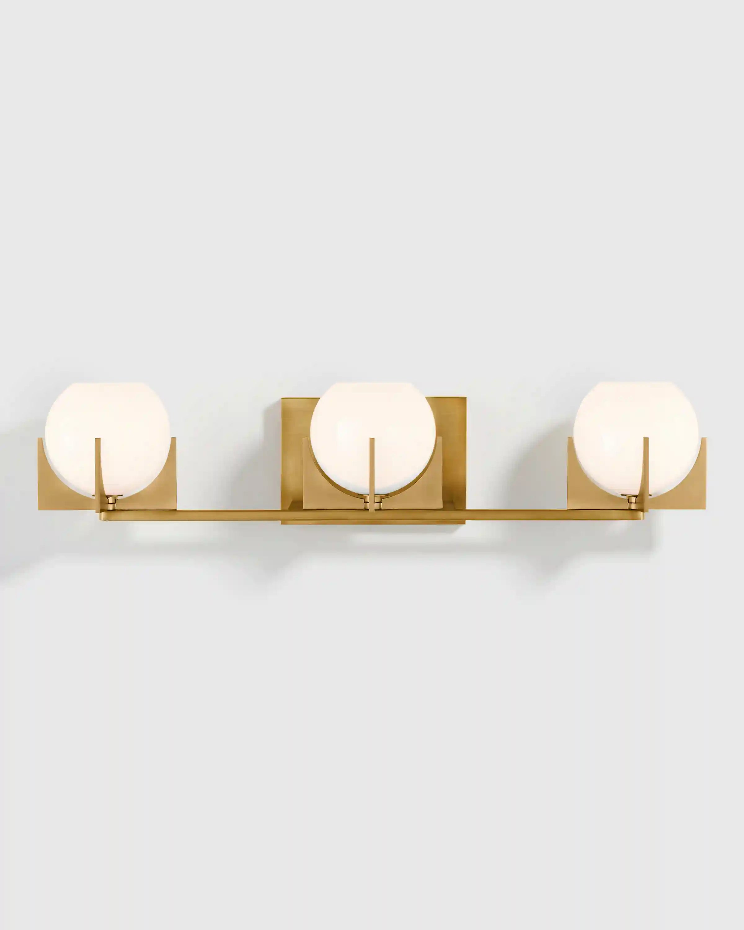 Deco Glass Globe Vanity Sconce