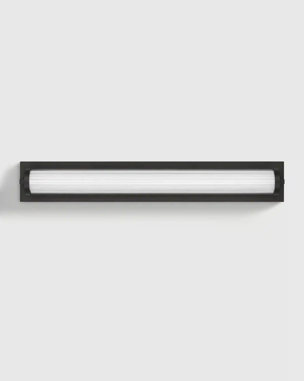 Ribbed Steel LED Vanity Sconce