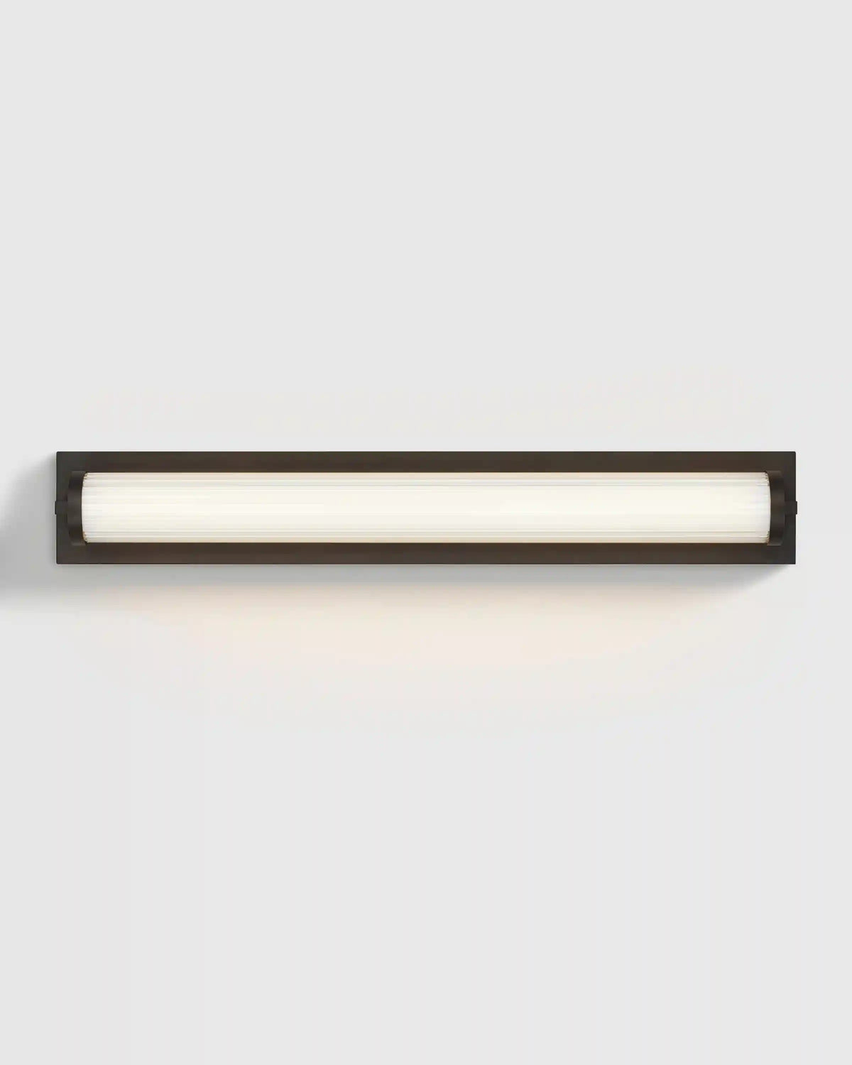 Ribbed Steel LED Vanity Sconce