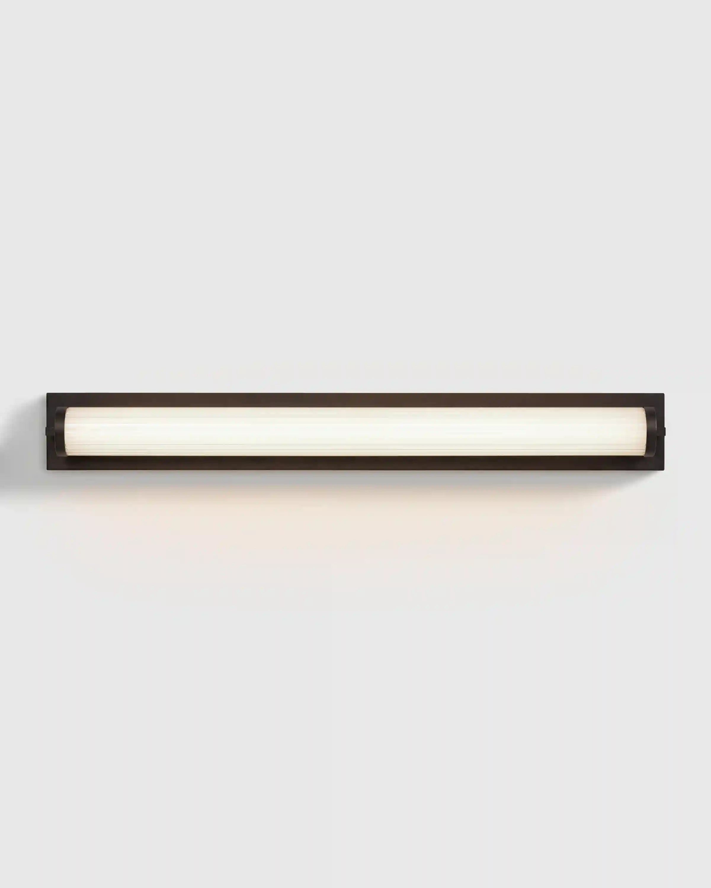 Ribbed Steel LED Vanity Sconce
