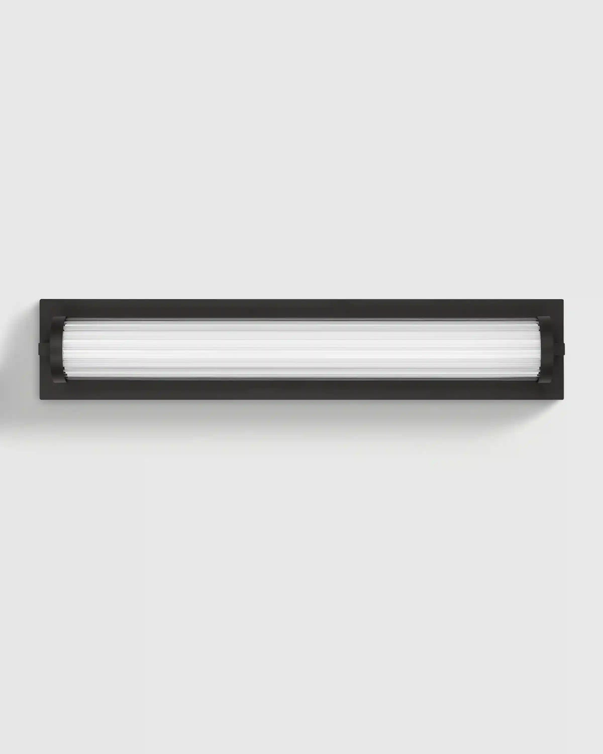 Ribbed Steel LED Vanity Sconce