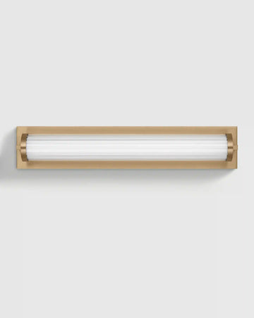 Ribbed Steel LED Vanity Sconce