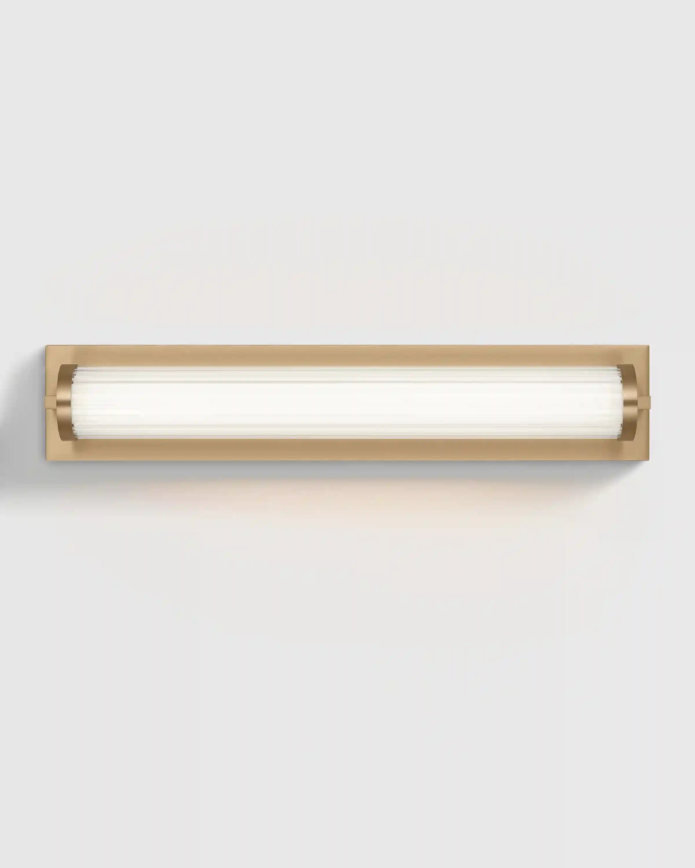 Ribbed Steel LED Vanity Sconce