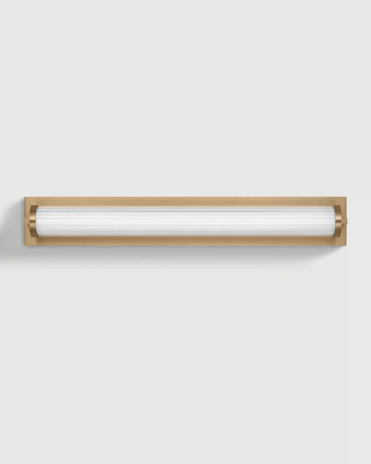 Ribbed Steel LED Vanity Sconce