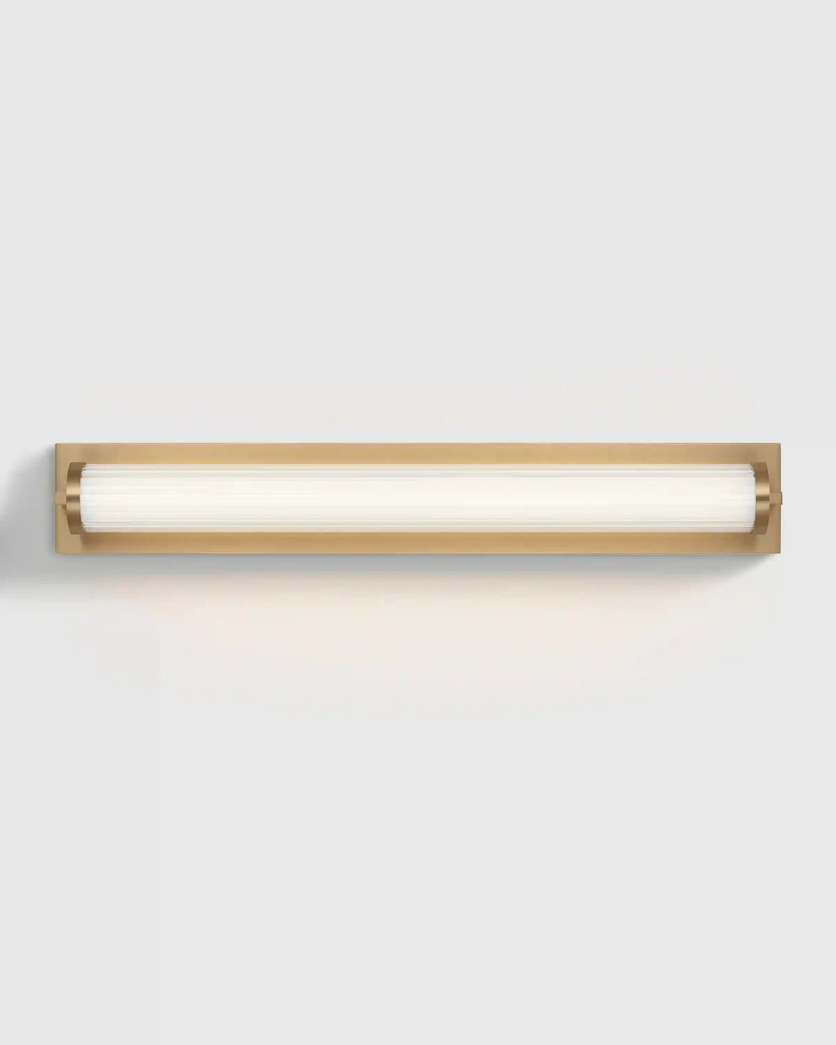 Ribbed Steel LED Vanity Sconce