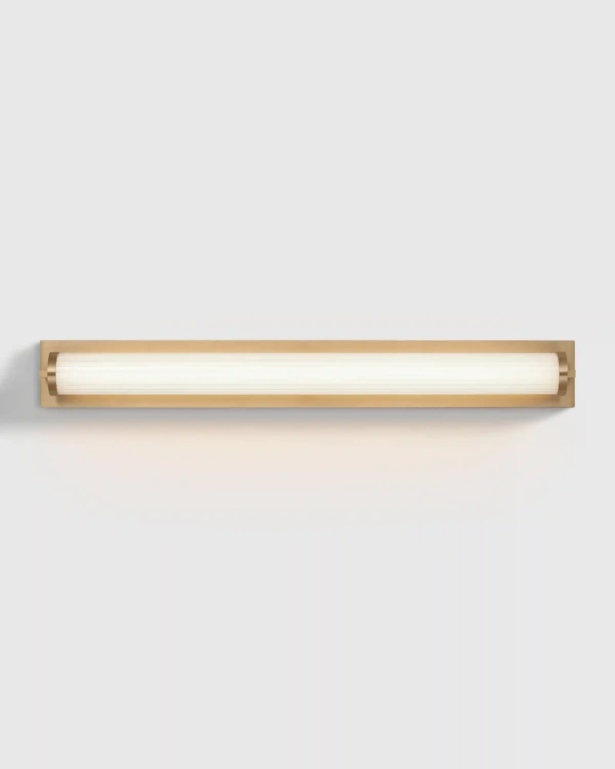 Ribbed Steel LED Vanity Sconce