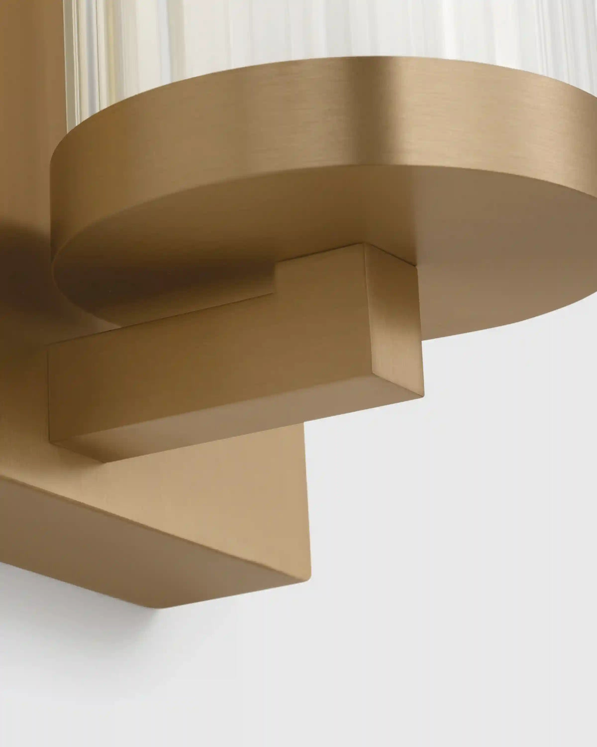 Ribbed Steel LED Vanity Sconce