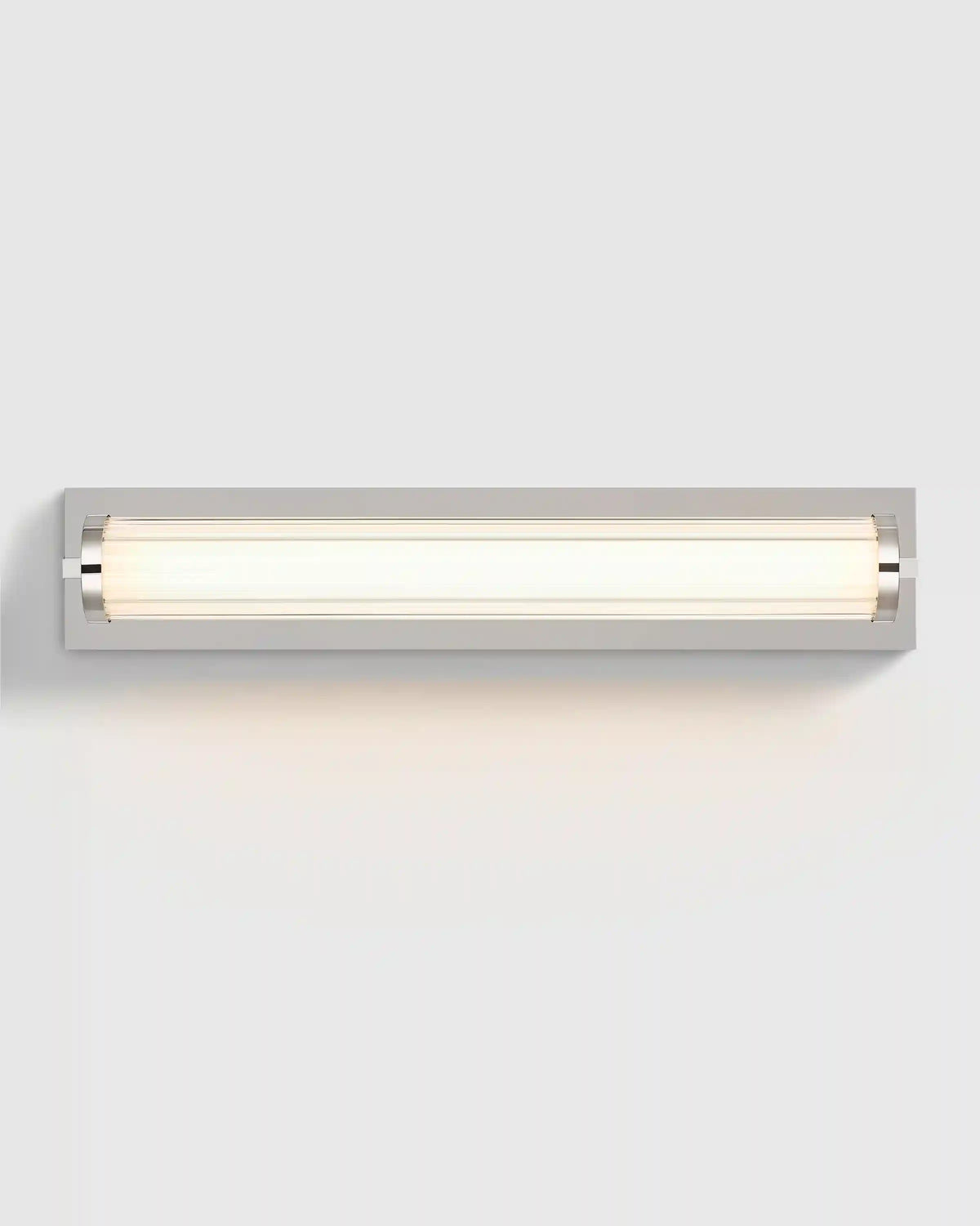 Ribbed Steel LED Vanity Sconce