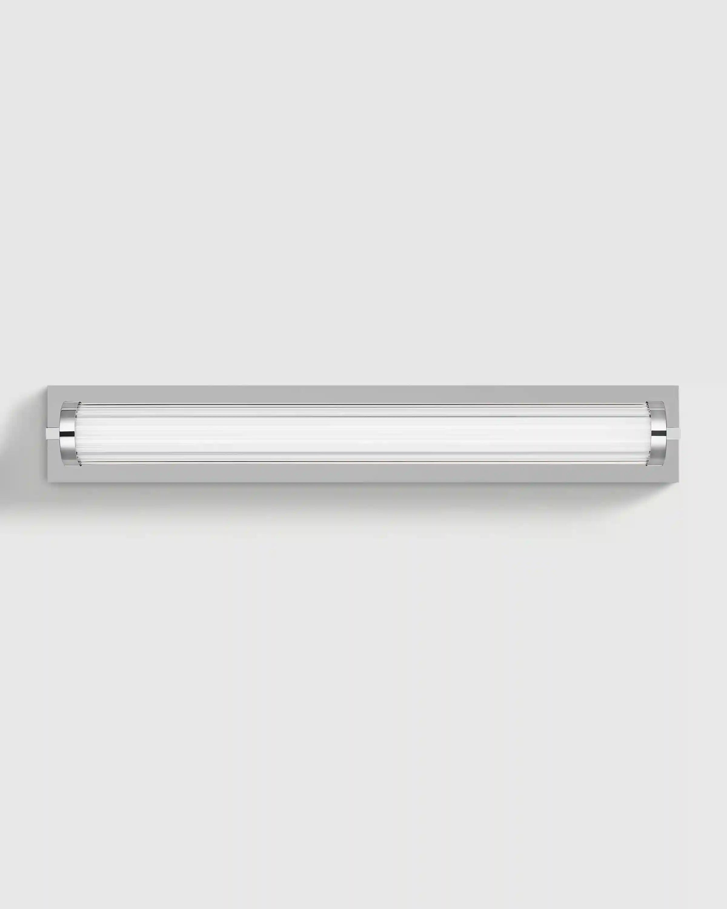 Ribbed Steel LED Vanity Sconce