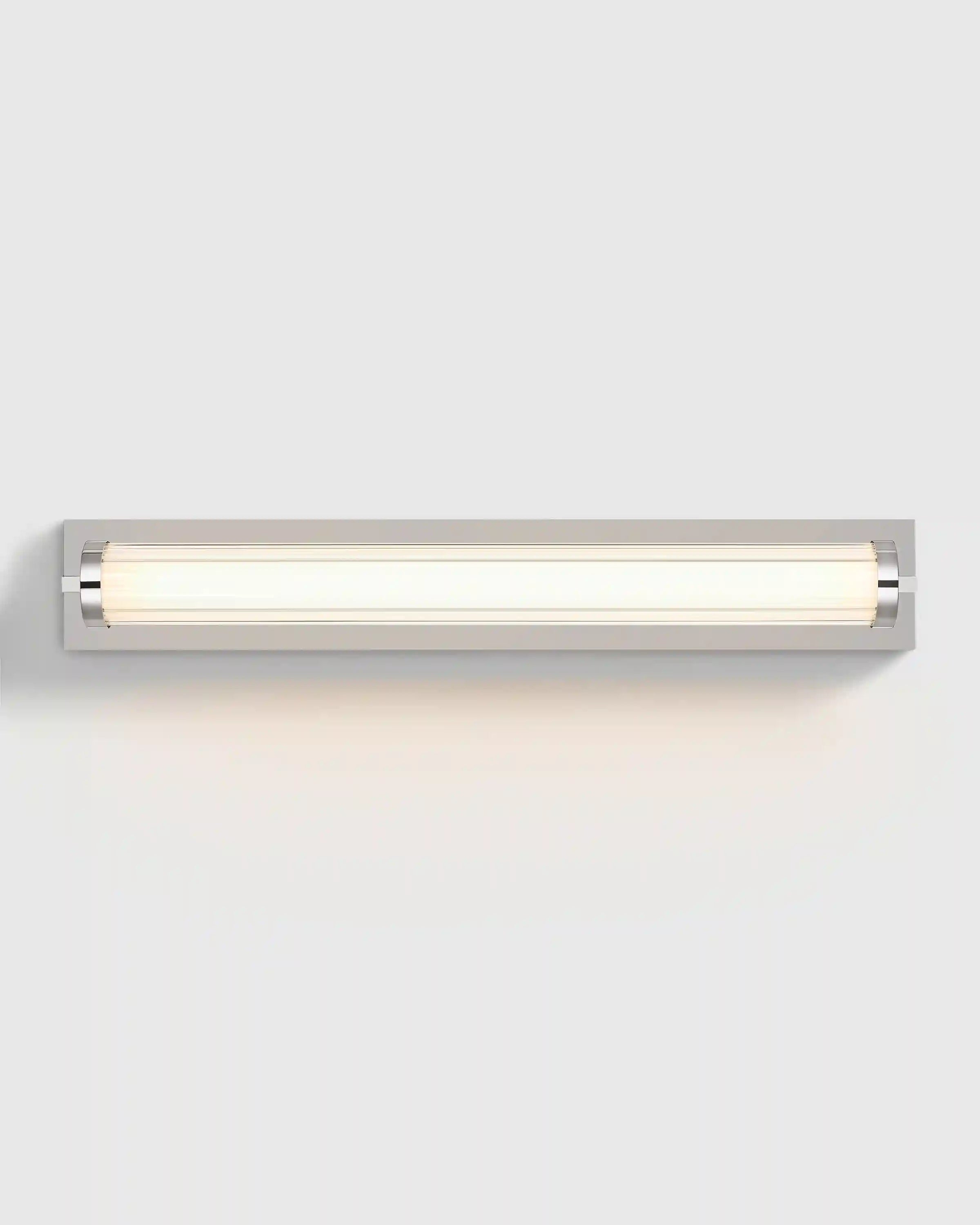 Ribbed Steel LED Vanity Sconce