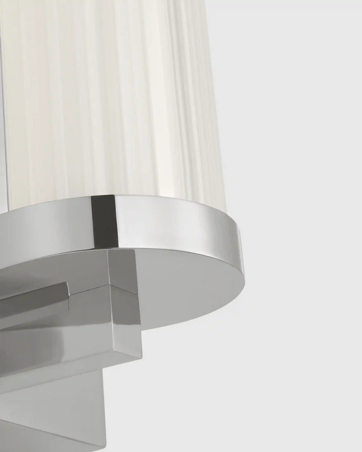 Ribbed Steel LED Vanity Sconce