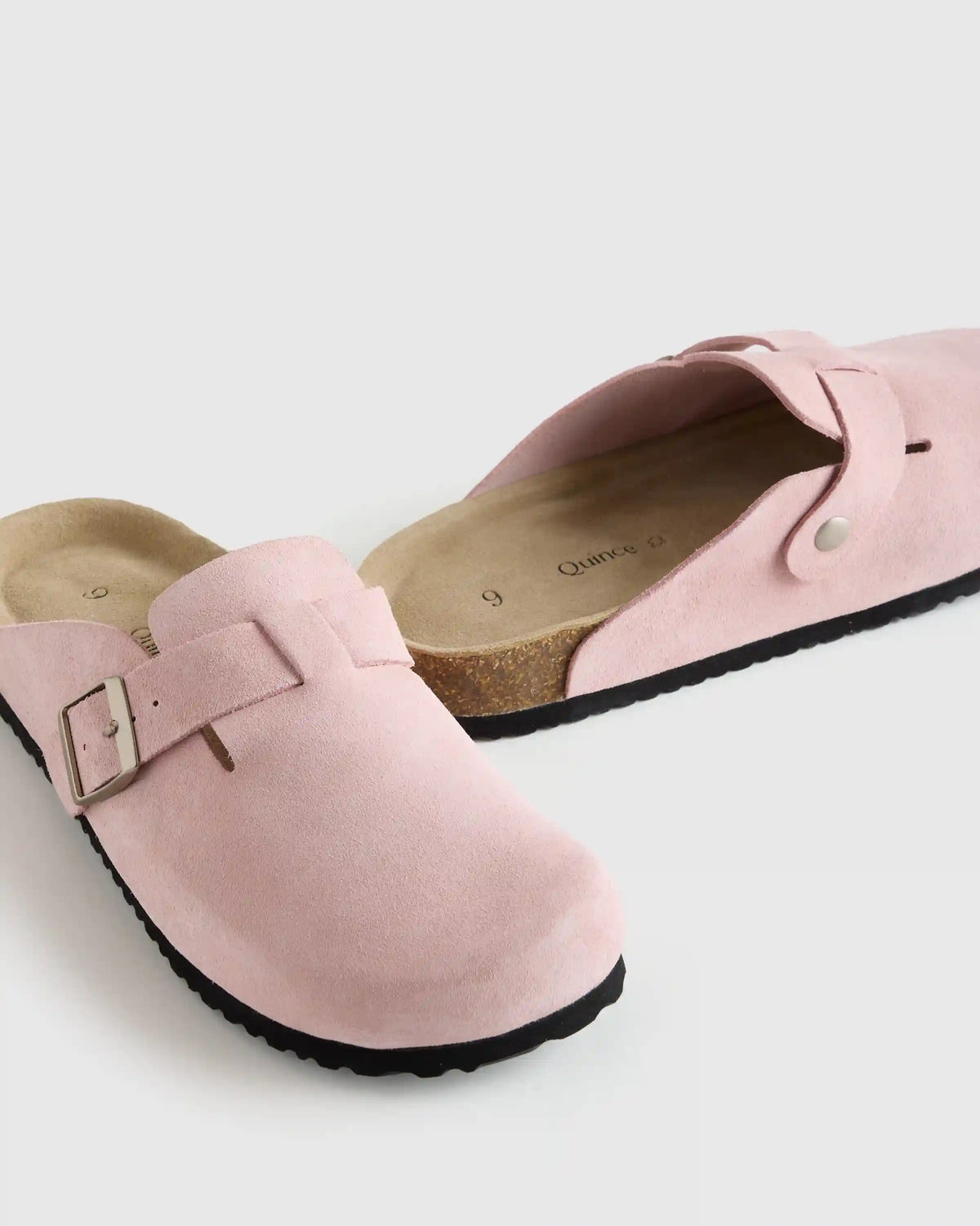 Water Repellent Suede Clog Mule