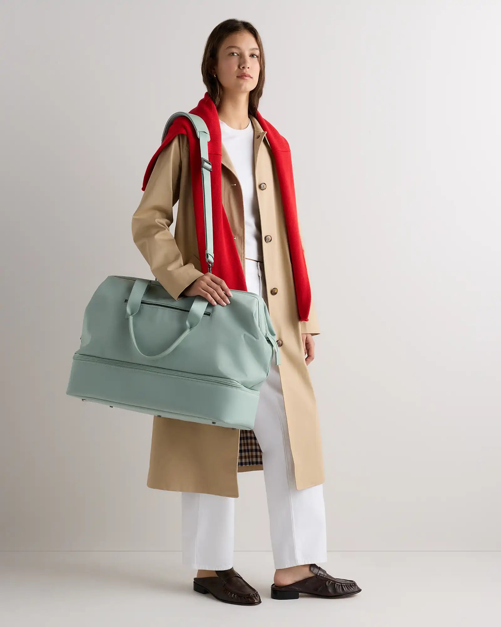 Voyage Nylon Dual Compartment Weekender