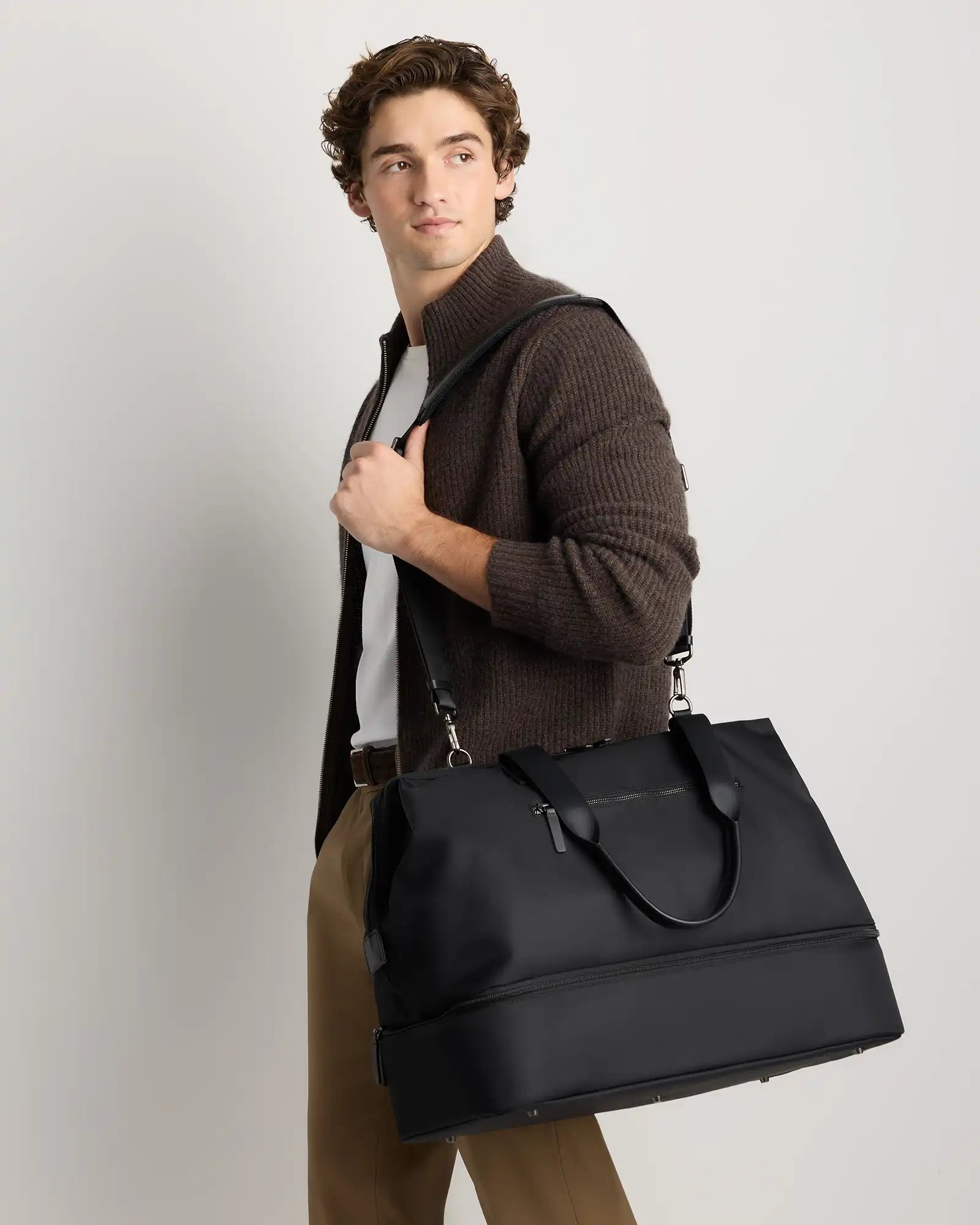 Voyage Nylon Dual Compartment Weekender