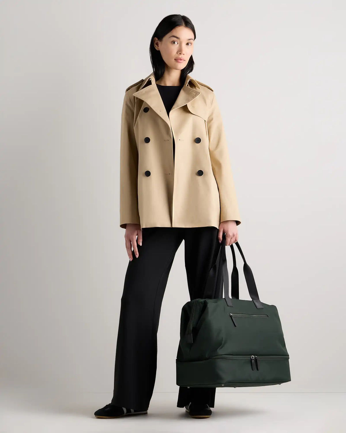Voyage Nylon Dual Compartment Weekender