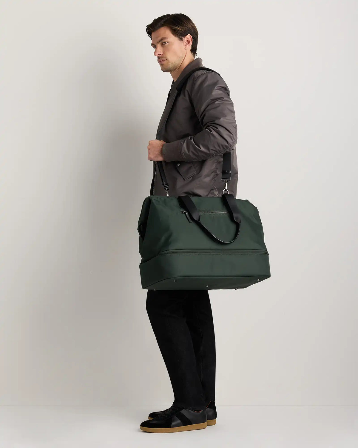 Voyage Nylon Dual Compartment Weekender