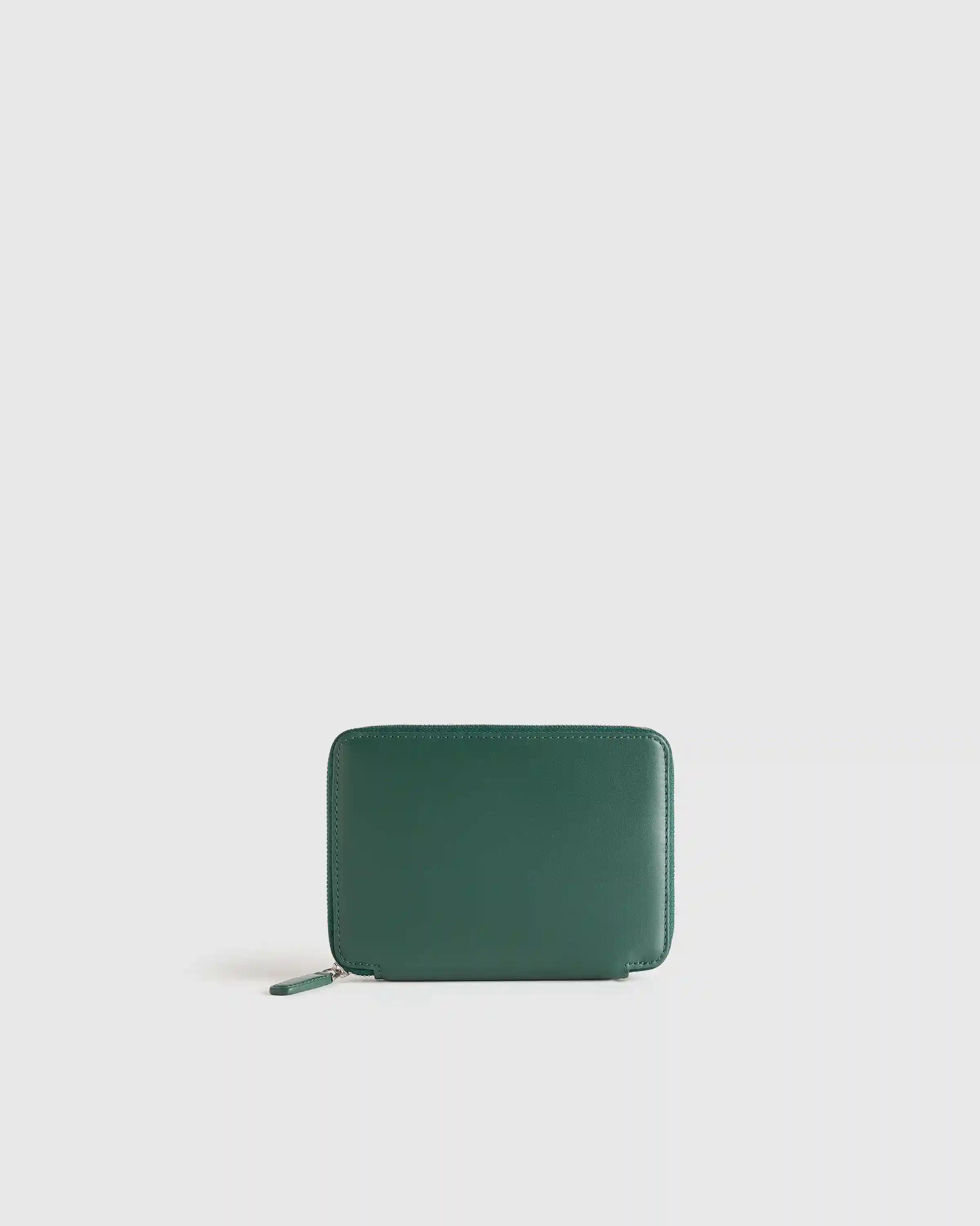 Nappa Leather RFID Zip Travel Wallet