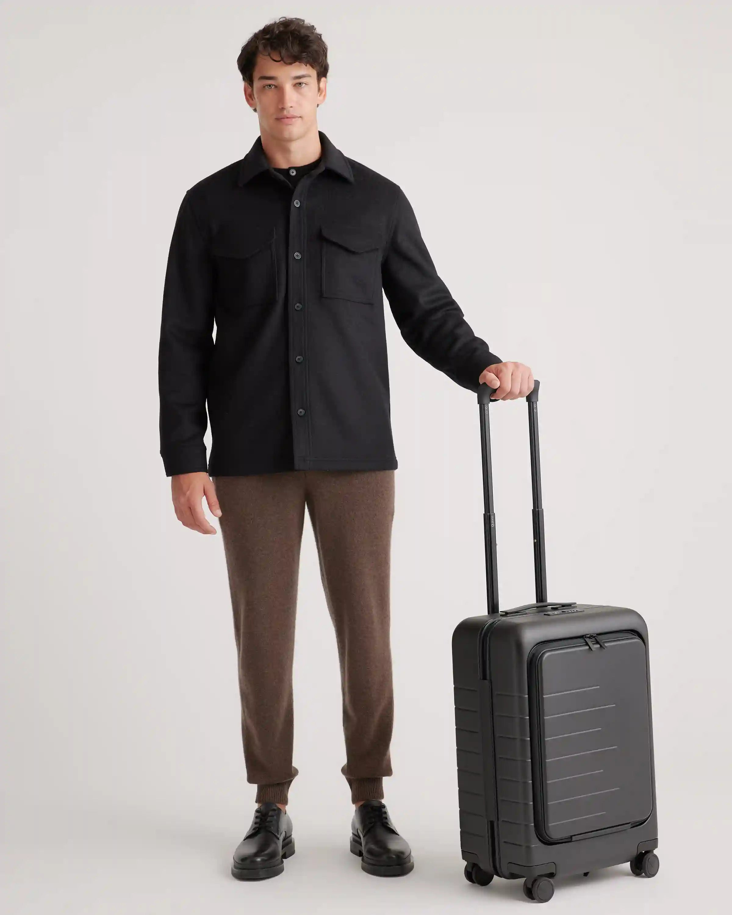 Front Pocket Carry-On Suitcase