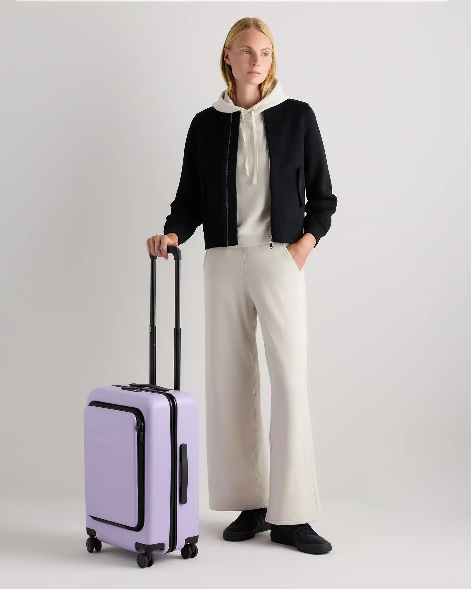 Front Pocket Carry-On Suitcase