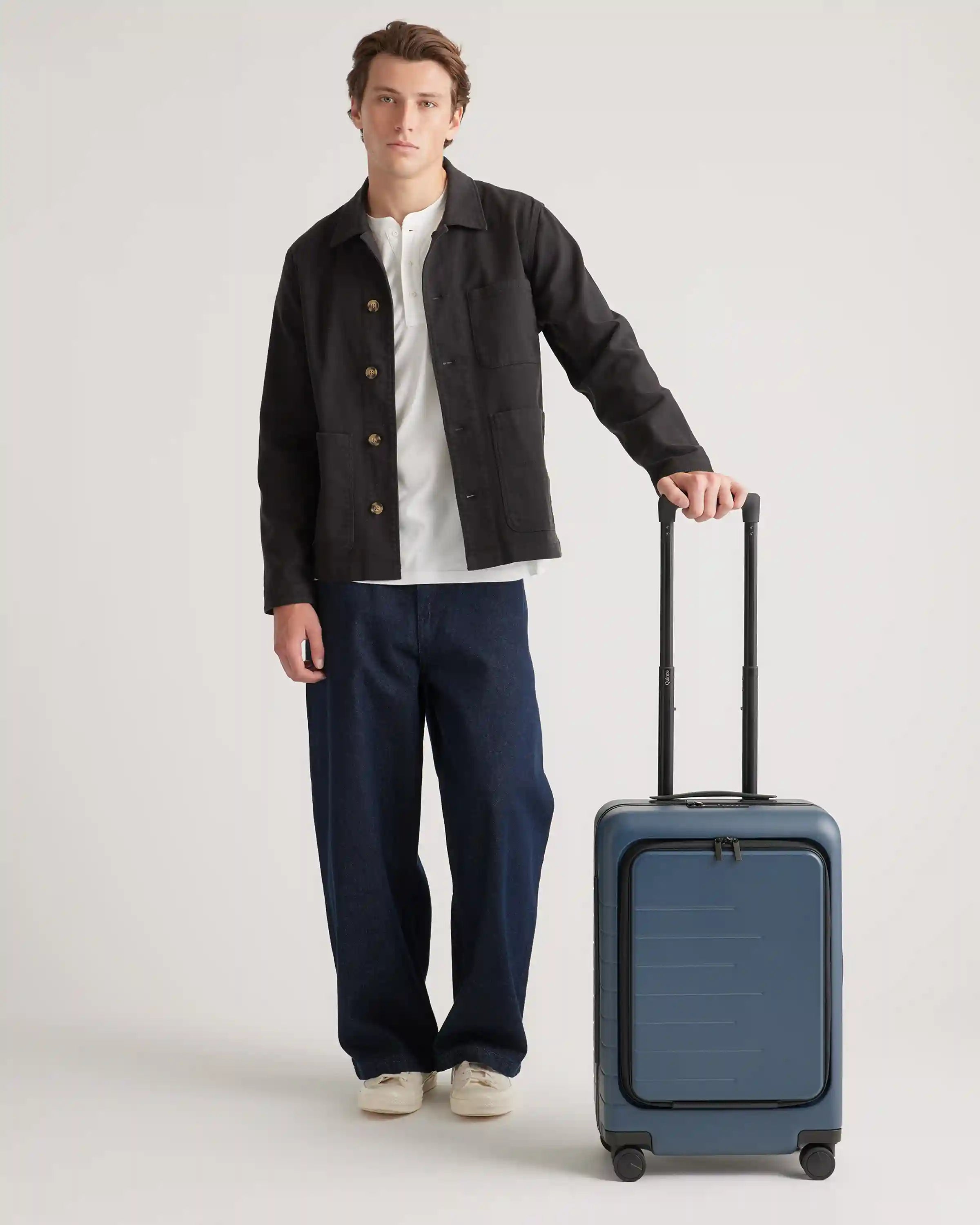 Front Pocket Carry-On Suitcase