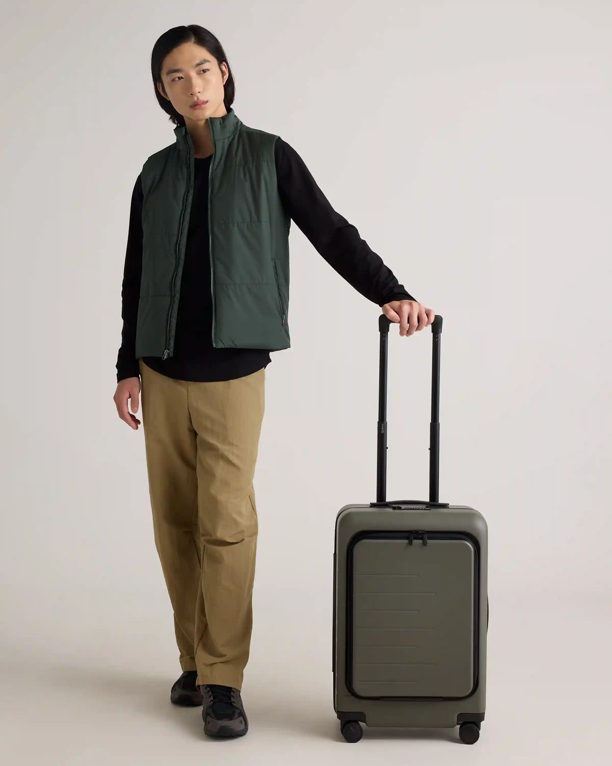 Front Pocket Carry-On Suitcase