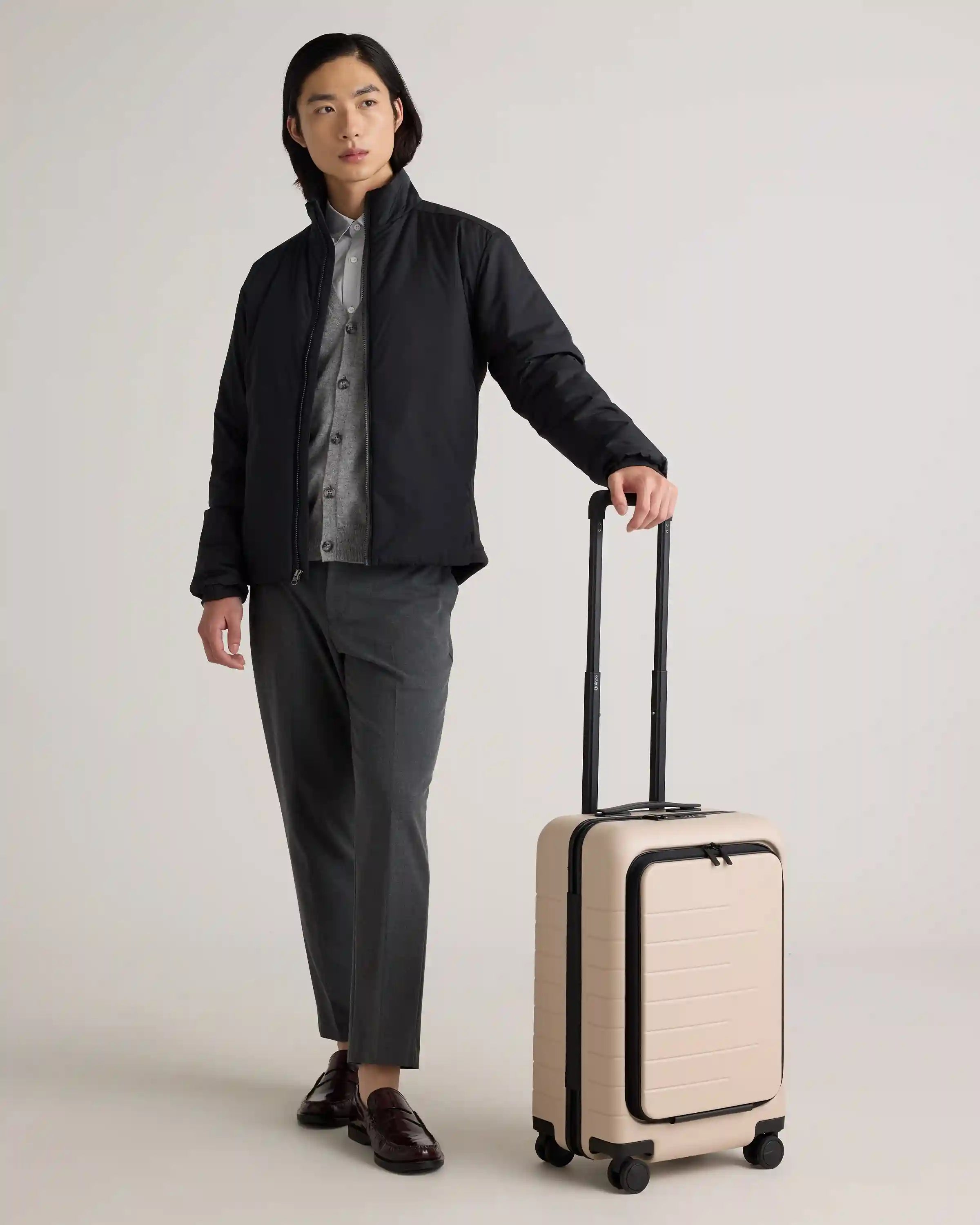 Front Pocket Carry-On Suitcase