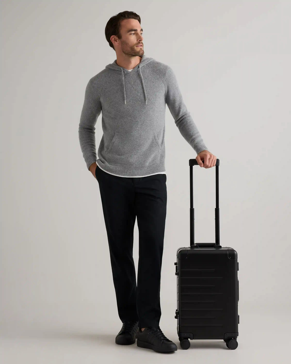 Aluminum Carry-On Suitcase