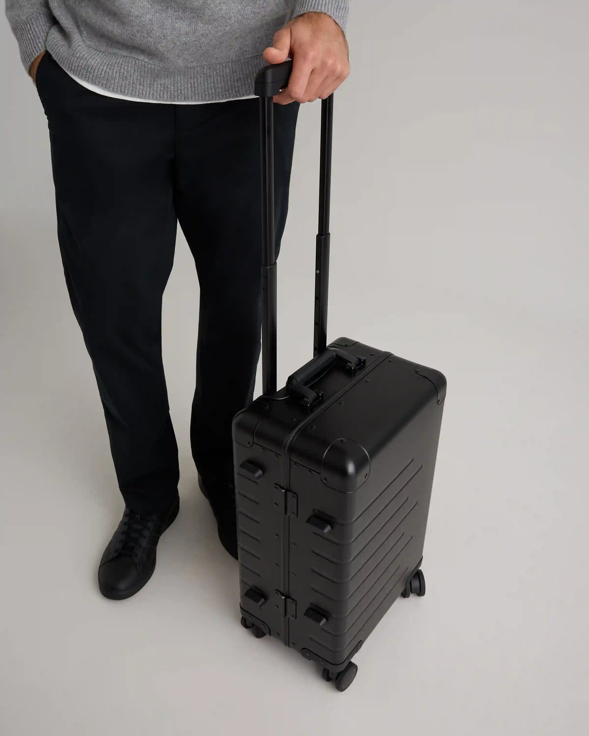 Aluminum Carry-On Suitcase